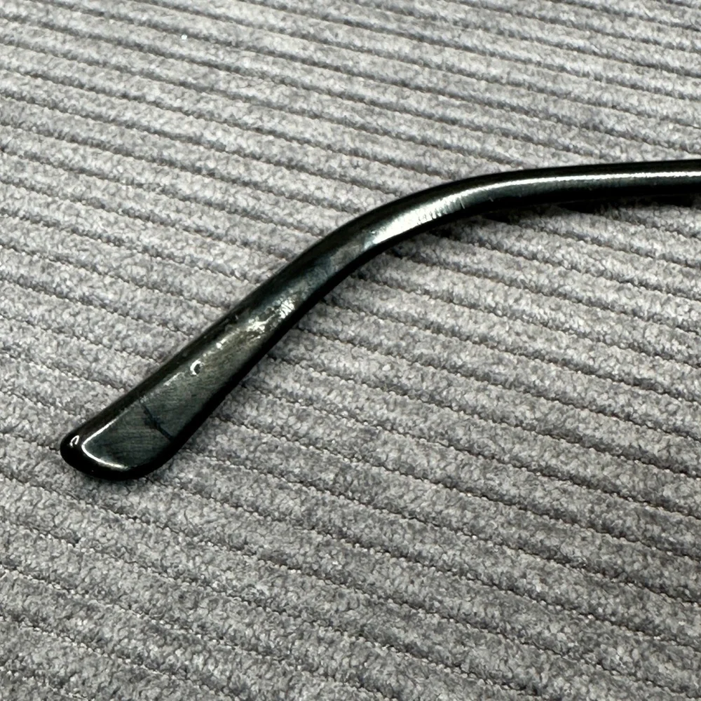 L'Amy Paris Elaina C01 Black Metal Eyeglass Frames Made in France 53-16-140